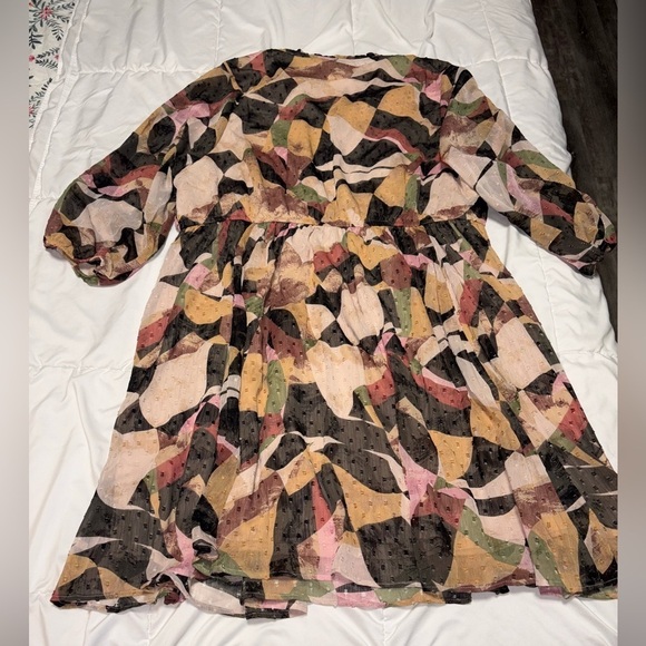 NWT Torrid Mini Dress Clip Dot Mini Keyhole Size 3 New - Picture 5 of 6